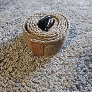 Tan Woven Belt